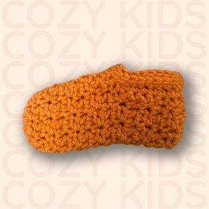 “Cozy Tootsies” Handmade Crochet Baby Slipper Socks